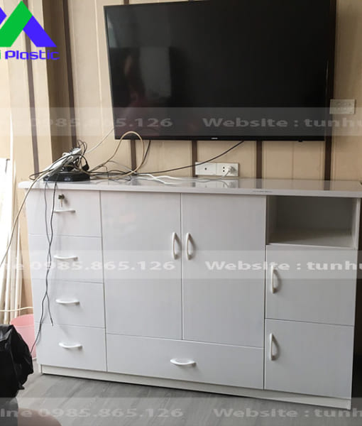 tủ nhựa cho bé để được ti vi
