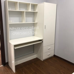 bàn học liền tủ ecoplast