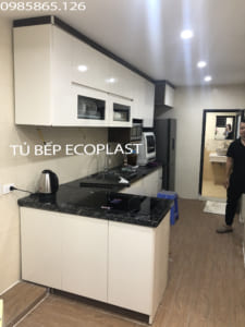 tủ bếp làm bằng nhựa ecoplast