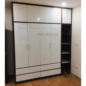 tủ nhựa cao cấp eco plast 9 cánh 4 ngăn