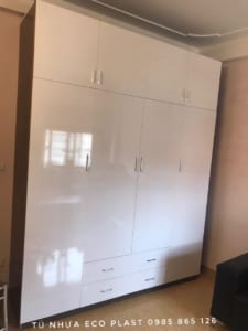 tủ nhựa 4 cánh nhựa ecoplast