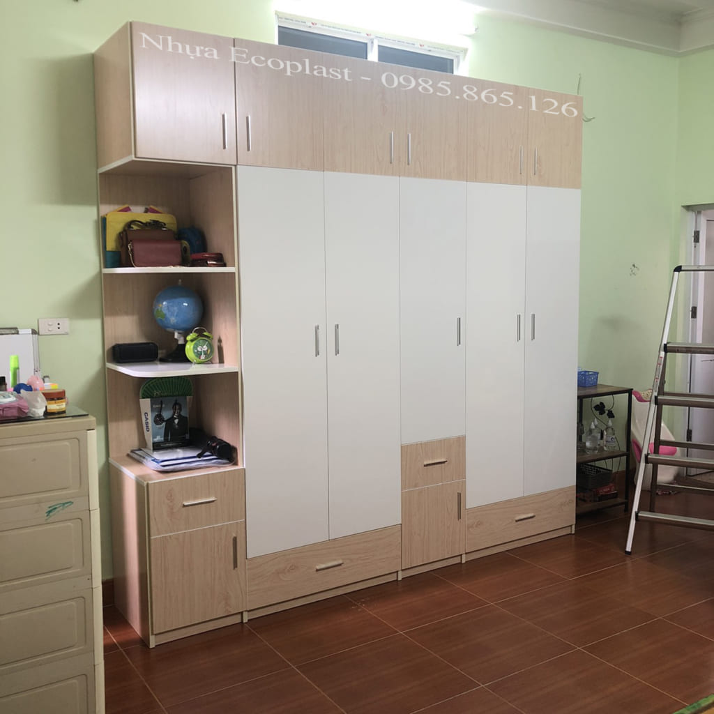 tủ nhựa người lớn 5 cánh nhựa ecoplast