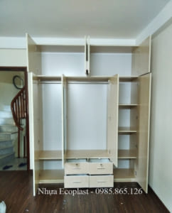 tủ nhựa đựng quần áo giá rẻ