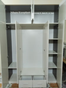 tủ quần áo nhựa Ecoplast 4 cánh