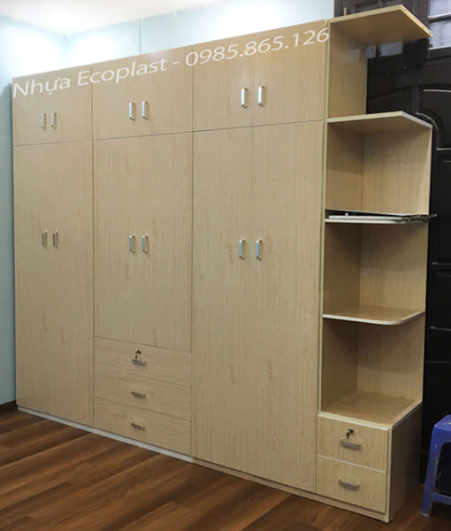 tủ nhựa người lớn 6 cánh 3 buồng