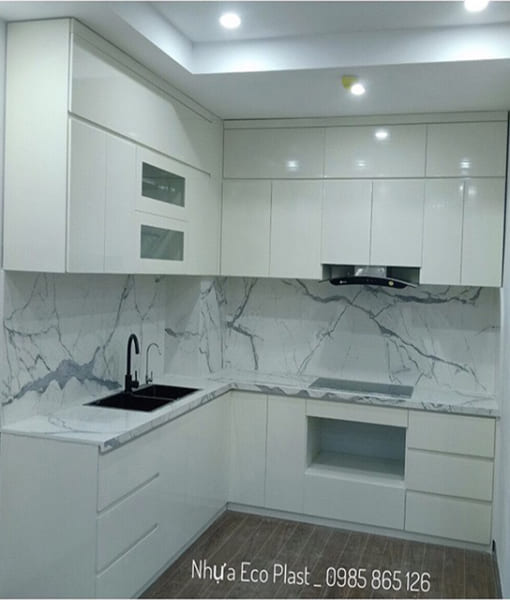 tủ bếp bằng nhựa cao cấp nhựa Ecoplast