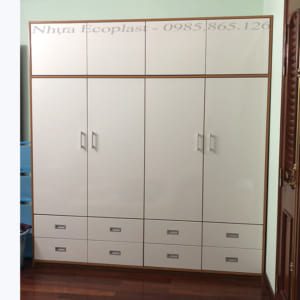 tủ nhựa người lớn 4 cánh nhựa Ecoplast