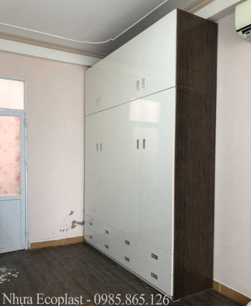 tủ nhựa người lớn 4 buồng nhựa Đài Loan