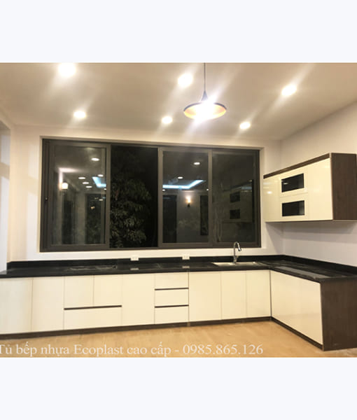 tủ bếp nhựa cao cấp hiện đại