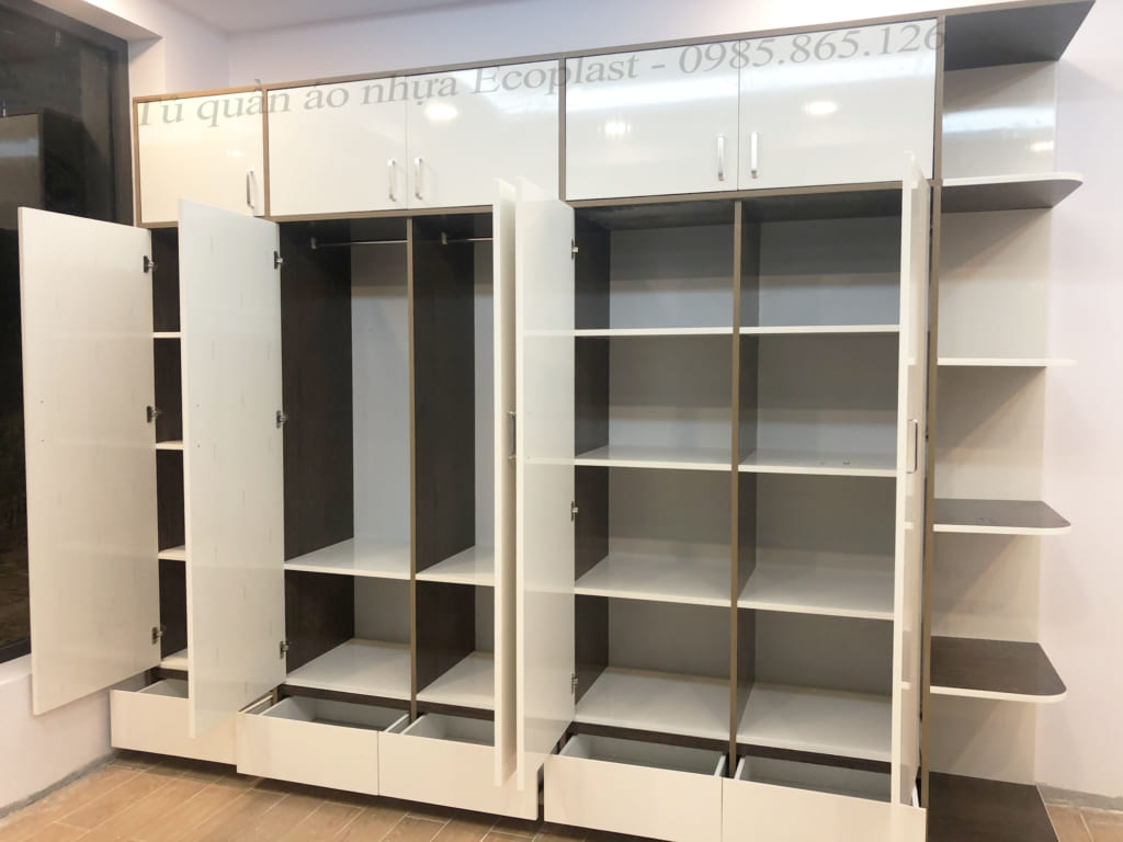 tủ đựng quần áo nhựa 5 cánh