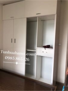 tủ quần áo nhựa 3 cánh lùa