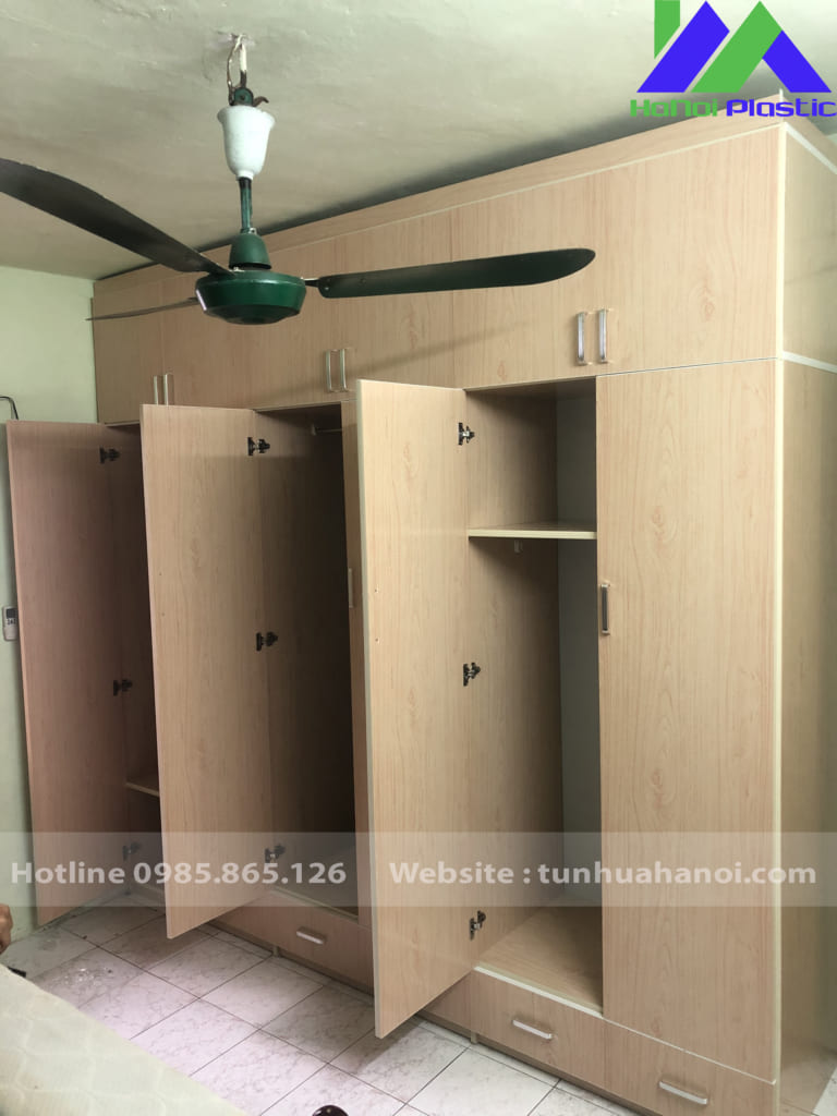 tủ nhựa Ecoplast 6 cánh