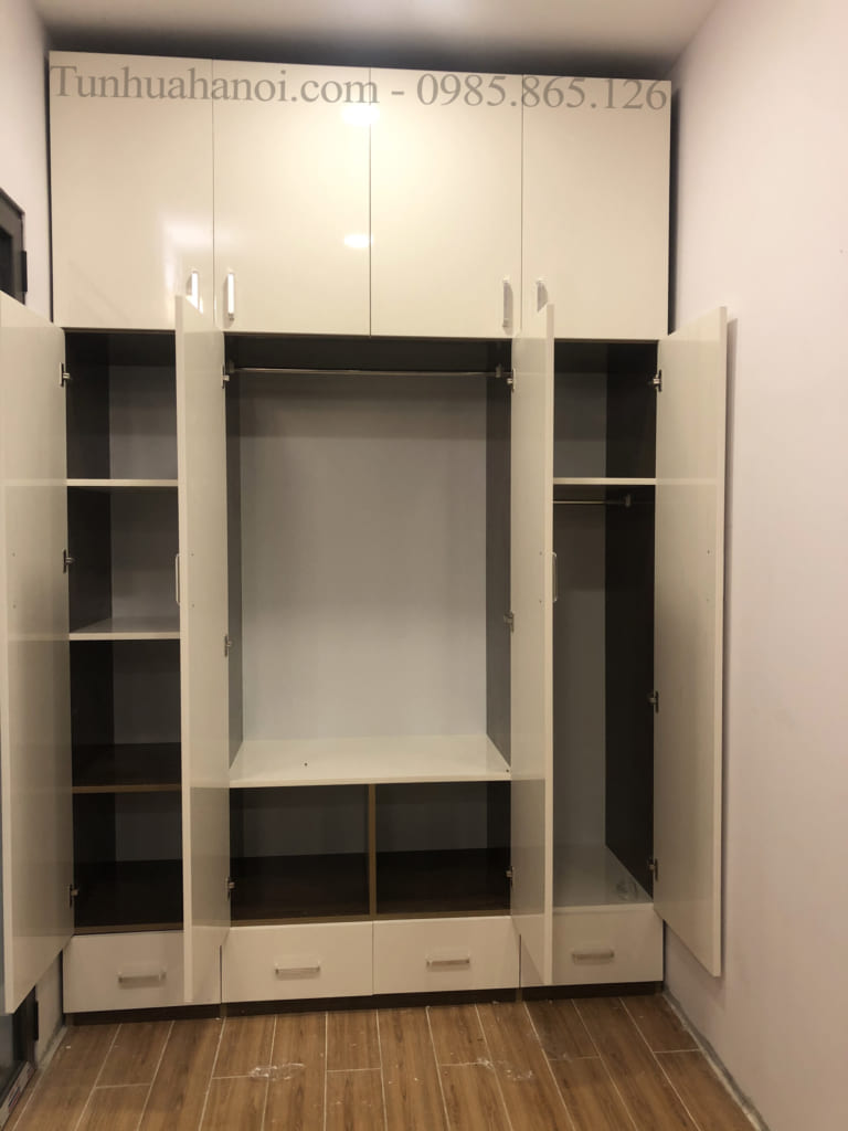 tủ nhựa Ecoplast hiện đại 4 buồng