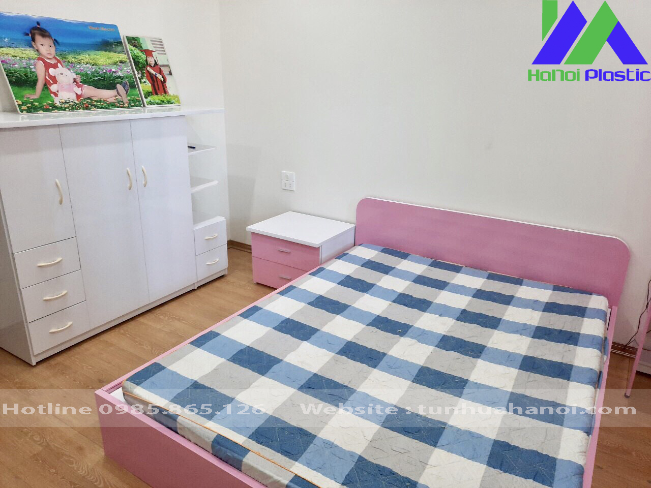 Bộ nội thất nhựa phòng ngủ cho trẻ em - Tunhuahanoi.com