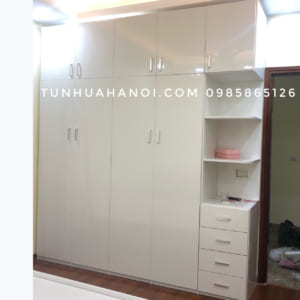 tủ nhựa 4 cánh kệ trang trí