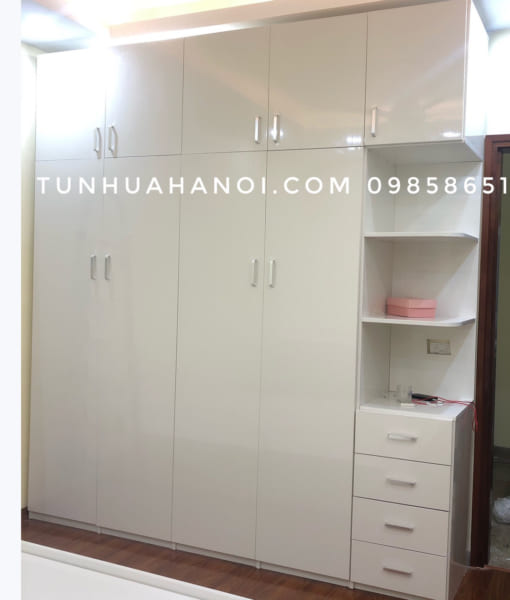 tủ nhựa 4 cánh kệ trang trí