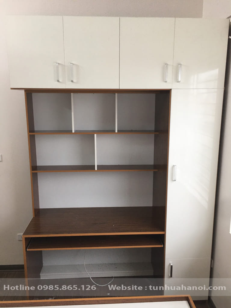 bàn học liền tủ bằng nhựa ecoplast