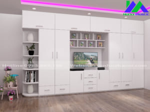 tủ nhựa kết hợp kệ ti vi