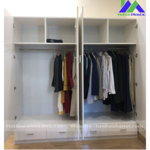 tủ nhựa người lớn 4 cánh nhựa ecoplast