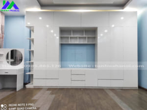 tủ quần áo nhựa liền kệ ti viq